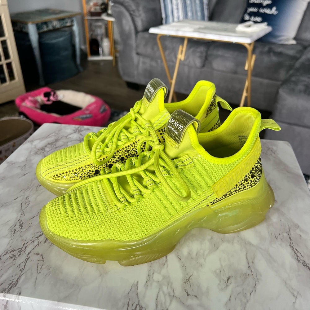 Steve Madden Lime/Neon Green Athletic Sneakers